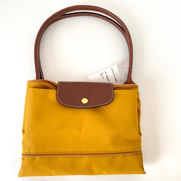 Longchamp Le Pliage Expandable Large Nylon Tote Sun Yellow - Picture 11 of 14